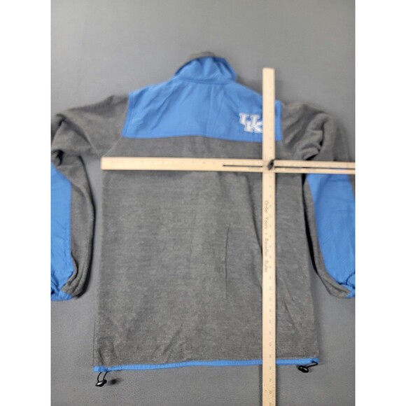 Kentucky Wildcats Jacket Mens Small Gray Blue NCAA Fleece Full Zip Heisman - Picture 8 of 13